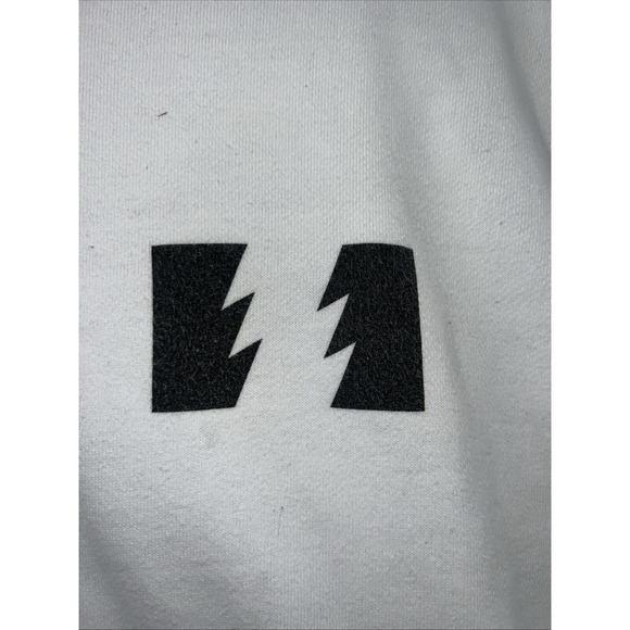 The Hundreds Sweatshirt Mens Size M White Hoodie Lightning Pullover Long Sleeve - Picture 3 of 10